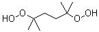 CAS # 3025-88-5, 2,5-Bis(hydroperoxy)-2,5-dimethylhexane, 2,5-Dimethyl-2,5-hexylene dihydroperoxide, 2,5-Dimethylhexane 2,5-bis(hydroperoxide), 2,5-Dimethylhexane-2,5-dihydroperoxide, 2,5-Dimethylhexyl-2,5-dihydroperoxide, Luperox 2,5-2,5, Lupersol 2,5-2,5