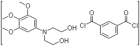 CAS # 30259-37-1, Isophthaloyl chloride polyester with 2,2'-[(3,4,5-trimethoxyphenyl)imino]diethanol