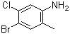 structure of CAS# 30273-47-3, 4-Bromo-5-chloro-2-methylaniline