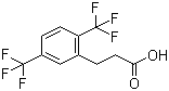 structure of CAS# 302912-03-4, 2,5-Bis(trifluoromethyl)benzenepropanoic acid