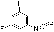 structure of CAS# 302912-39-6, 3,5-二氟苯基异硫氰酸酯