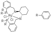 structure of CAS# 302924-37-4, [(1S,2S)-N,N-双[2-(二苯基膦)苄基]环己烷-1,2-二胺]二氯化钌