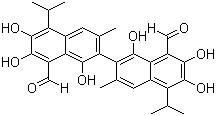 structure of CAS# 303-45-7, 棉籽酚