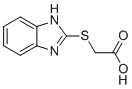 structure of CAS# 3042-00-0, (2-Benzimidazolylthio)-acetic acid