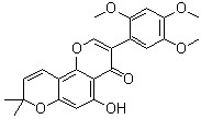 CAS 登录号：3044-60-8, 灰叶酚异黄酮