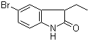 structure of CAS# 304876-05-9, 5-Bromo-3-ethyl-2-oxindole