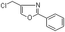 structure of CAS# 30494-97-4, 4-氯甲基-2-苯基-噁唑