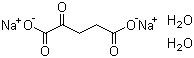 structure of CAS# 305-72-6, 2-氧代-1,5-戊二酸二钠盐二水合物