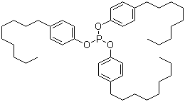 structure of CAS# 3050-88-2, Tris(4-nonylphenyl) phosphite