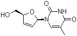 structure of CAS# 3056-17-5, Stavudine
