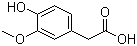 structure of CAS# 306-08-1, Homovanillic acid
