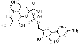 structure of CAS# 3063-71-6, Cytidine 5'-monophosphate-N-acetylneuraminic acid