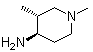 structure of CAS# 30648-81-8, 反式-1,3-二甲基-4-哌啶胺