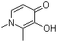 structure of CAS# 30652-11-0, 1,2-二甲基-3-羟基-4-吡啶酮