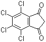 structure of CAS# 30675-13-9, 4,5,6,7-Tetrachloroindane-1,3-dione