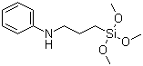structure of CAS# 3068-76-6, N-[3-(Trimethoxysilyl)propyl]aniline