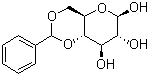 structure of CAS# 30688-66-5, 4,6-O-Benzylidene-D-glucopyranose