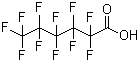 structure of CAS# 307-24-4, Undecafluorohexanoic acid