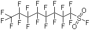 structure of CAS# 307-35-7, 全氟辛基磺酰氟