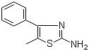 structure of CAS# 30709-67-2, 5-Methyl-4-phenyl-1,3-thiazol-2-amine