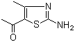 structure of CAS# 30748-47-1, 2-Amino-4-methyl-5-acetylthiazole