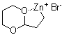 structure of CAS# 307531-82-4, [2-(1,3-二恶烷-2-基)乙基]溴化锌