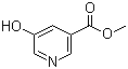 structure of CAS# 30766-22-4, 5-羟基烟酸甲酯