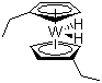 structure of CAS# 308847-90-7, 双(乙基环戊二烯)二氢化钨