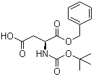 structure of CAS# 30925-18-9, Boc-L-天冬氨酸 1-苄酯