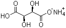 CAS # 3095-65-6, Ammonium hydrogen tartrate, Ammonium bitartrate, (2R,3R)-2,3-Dihydroxybutanedioic acid ammonium salt