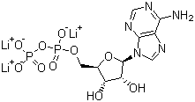 structure of CAS# 31008-64-7, 腺苷-5'-二磷酸三锂盐