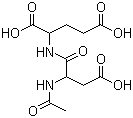 structure of CAS# 3106-85-2, N-Acetyl-L-aspartyl-L-glutamic acid