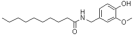 structure of CAS# 31078-36-1, N-香草基癸酰胺