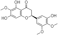 structure of CAS# 310888-07-4, 5,7,3'-三羟基-6,4',5'-三甲氧基黄烷酮