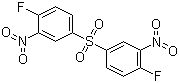 structure of CAS# 312-30-1, 二(4-氟-3-硝基苯基)砜
