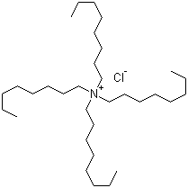 structure of CAS# 3125-07-3, Tetraoctylammonium chloride