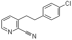 CAS 登录号：31255-55-7, 3-[2-(4-氯苯基)乙基]-2-吡啶甲腈
