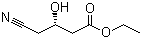 structure of CAS# 312745-91-8, Ethyl (S)-4-cyano-3-hydroxybutyrate