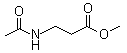 structure of CAS# 31295-20-2, N-Acetyl-beta-alanine methyl ester