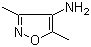 structure of CAS# 31329-64-3, 4-氨基-3,5-二甲基异恶唑