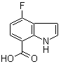 structure of CAS# 313337-34-7, 4-Fluoro-1H-indole-7-carboxylic acid