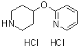structure of CAS# 313490-36-7, 4-(2-吡啶基氧基)哌啶二盐酸盐