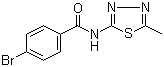 CAS 登录号：313531-82-7, 4-溴-N-(5-甲基-1,3,4-噻二唑-2-基)苯甲酰胺