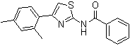 structure of CAS# 313553-47-8, N-[4-(2,4-二甲基苯基)-2-噻唑基]苯甲酰胺