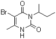 structure of CAS# 314-40-9, Bromacil