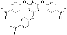 structure of CAS# 3140-75-8, 2,4,6-Tris(4-formylphenoxy)-1,3,5-triazine