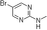 structure of CAS# 31402-54-7, 5-Bromo-N-methyl-2-pyrimidinamine