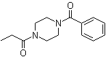 structure of CAS# 314728-85-3, 1-(4-Benzoyl-1-piperazinyl)-1-propanone