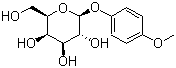 structure of CAS# 3150-20-7, 4-Methoxyphenyl beta-D-galactopyranoside