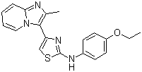 structure of CAS# 315703-52-7, N-(4-Ethoxyphenyl)-4-(2-methylimidazo[1,2-a]pyridin-3-yl)thiazol-2-amine
